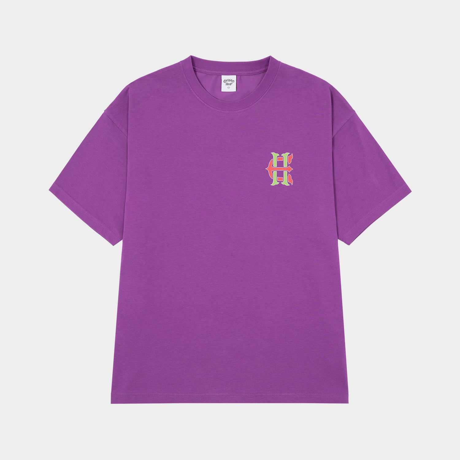 HUF (ハフ) Worldwide JP /T-SHIRTS（Tシャツ）/ HUF X EVISEN SKATEBOARDS HUF ALLSTAR TEE商品 / PURPLE