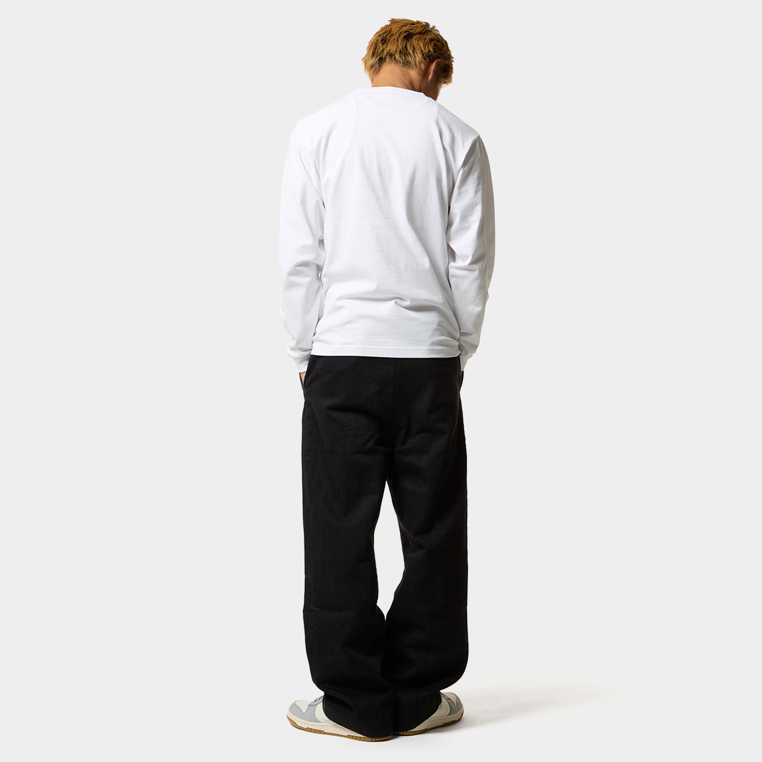 HUF (ハフ) Worldwide JP /T-SHIRTS（Tシャツ）/ HUF X EVISEN SKATEBOARDS HUFUJI LS TEE商品 / WHITE