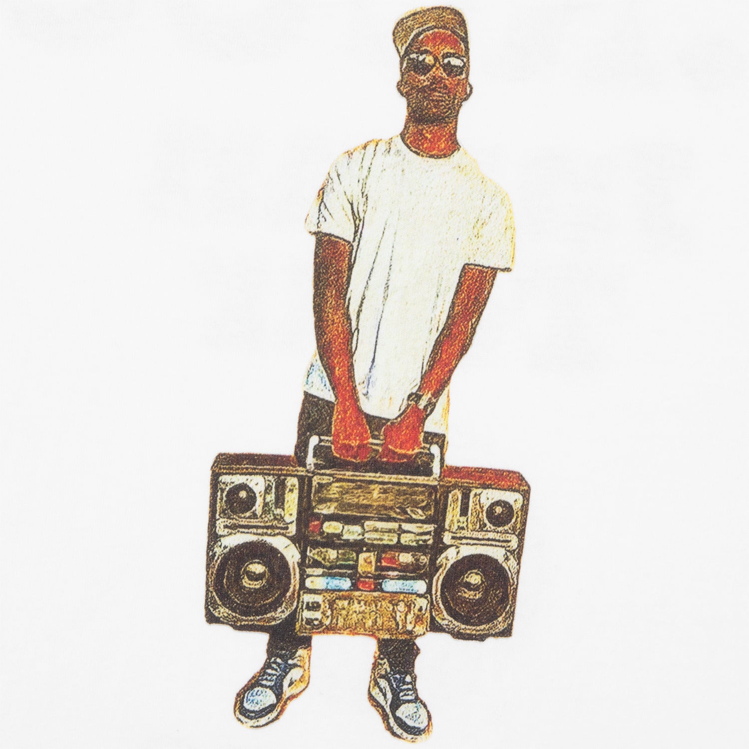 HUF (ハフ) Worldwide JP /T-SHIRTS（Tシャツ）/ HUF X J.ROCC X STONES THROW TEE商品 / WHITE